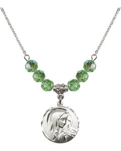 N30 Birthstone Necklace 4249 - Sorrowful Mother Available in 15 Colors