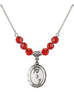 N30 Birthstone Necklace 0867 - First Penance Available in 15 Colors