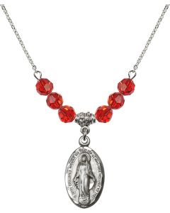 N30 Birthstone Necklace 1615 - Miraculous Available in 15 Colors