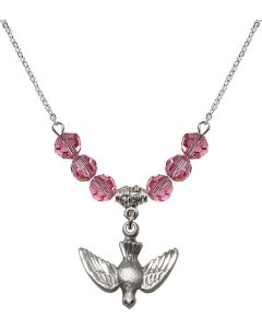 N30 Birthstone Necklace 1628 - Holy Spirit Available in 15 Colors