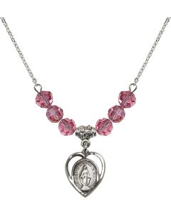 N30 Birthstone Necklace 4125 - Miraculous Available in 15 Colors