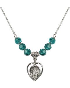 N30 Birthstone Necklace 4129 - Guardian Angel Available in 15 Colors