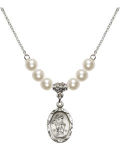 N31 Birthstone Necklace 0612E - Guardian Angel