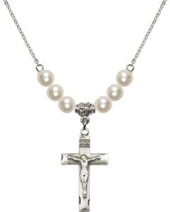 N31 Birthstone Necklace 0624 - Crucifix