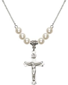 N31 Birthstone Necklace 0651 - Crucifix