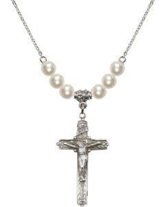 N31 Birthstone Necklace 0655 - Crucifix
