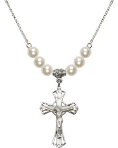 N31 Birthstone Necklace 0659 - Crucifix