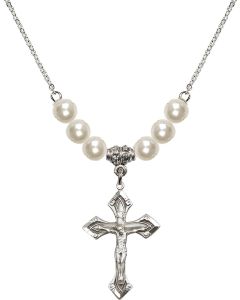 N31 Birthstone Necklace 0663 - Crucifix