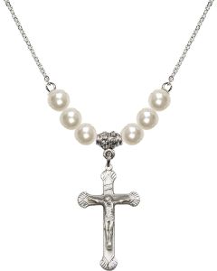 N31 Birthstone Necklace 0664 - Crucifix