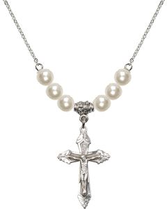 N31 Birthstone Necklace 0665 - Crucifix