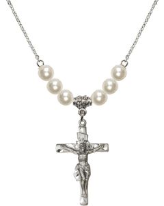N31 Birthstone Necklace 0668 - Crucifix