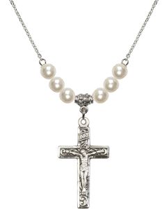 N31 Birthstone Necklace 0674 - Crucifix