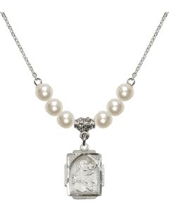 N31 Birthstone Necklace 0804K - St. Joseph
