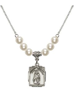 N31 Birthstone Necklace 0804P - St. Peregrine