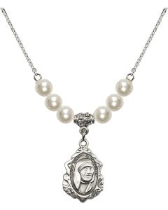 N31 Birthstone Necklace 0812 - St. Teresa of Calcutta