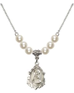N31 Birthstone Necklace 0822I - Infant of Prague