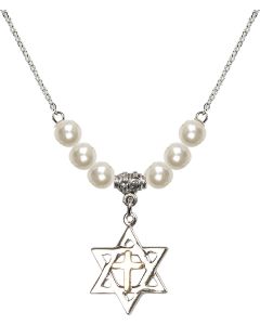 N31 Birthstone Necklace 1209 - Star of David