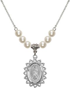N31 Birthstone Necklace 1619F - O/L of Guadalupe