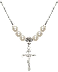 N31 Birthstone Necklace 2137 - Maltese Crucifix