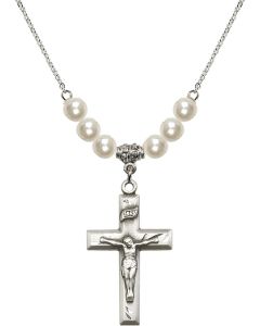 N31 Birthstone Necklace 2186 - Crucifix