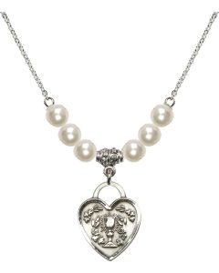 N31 Birthstone Necklace 3204 - Communion Heart