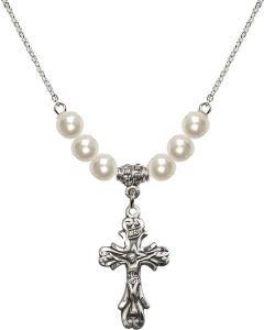 N31 Birthstone Necklace 5421 - Crucifix