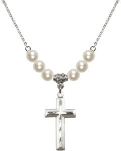 N31 Birthstone Necklace 6000 - Cross