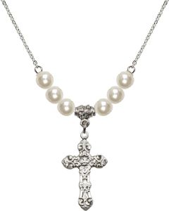 N31 Birthstone Necklace 6001 - Cross