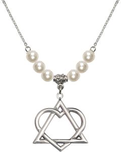 N31 Birthstone Necklace 6210 - Adoption Heart