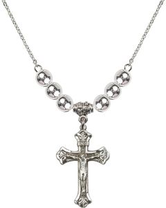 N32 Birthstone Necklace 0622 - Crucifix