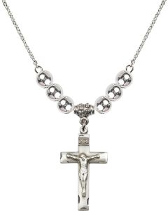 N32 Birthstone Necklace 0624 - Crucifix