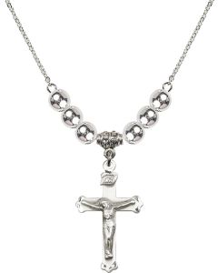 N32 Birthstone Necklace 0651 - Crucifix
