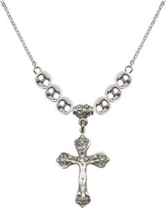 N32 Birthstone Necklace 0662 - Crucifix