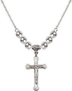 N32 Birthstone Necklace 0664 - Crucifix