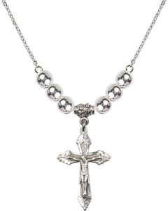 N32 Birthstone Necklace 0665 - Crucifix