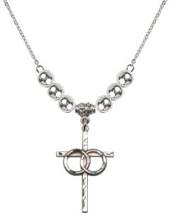 N32 Birthstone Necklace 0671 - Wedding Rings Cross