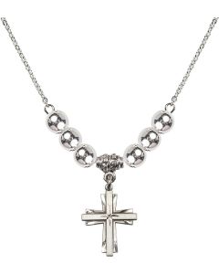 N32 Birthstone Necklace 0675Y - Cross