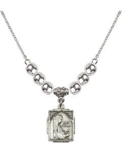 N32 Birthstone Necklace 0804CE - St. Cecilia