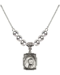 N32 Birthstone Necklace 0804TC - St. Teresa of Calcutta