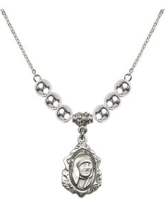 N32 Birthstone Necklace 0812 - St. Teresa of Calcutta