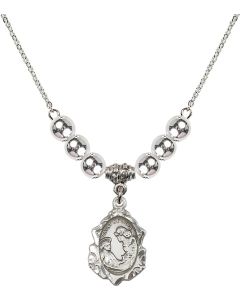 N32 Birthstone Necklace 0822CE - St. Cecilia