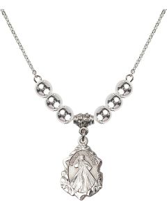 N32 Birthstone Necklace 0822DM - Divine Mercy