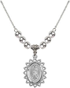 N32 Birthstone Necklace 1619F - O/L of Guadalupe