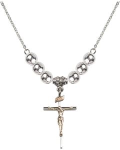 N32 Birthstone Necklace 2235 - Crucifix