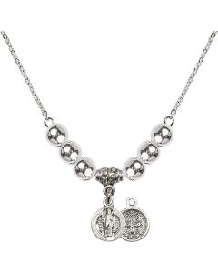 N32 Birthstone Necklace 2341 - St. Benedict