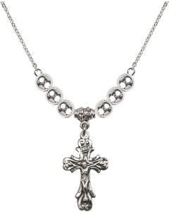 N32 Birthstone Necklace 5421 - Crucifix