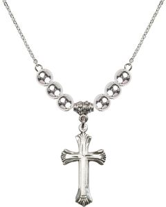 N32 Birthstone Necklace 6013 - Cross