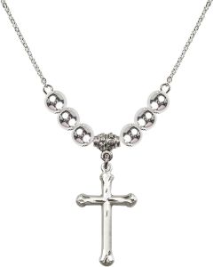 N32 Birthstone Necklace 6022 - Cross