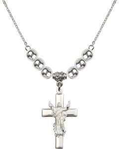 N32 Birthstone Necklace 6026 - Cross