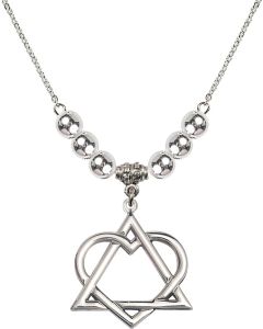 N32 Birthstone Necklace 6210 - Adoption Heart